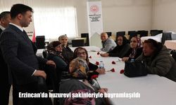 Erzincan’da yaşlılarla bayramlaşma: Huzurevinde anlamlı buluşma