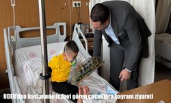 Hastanede tedavi gören çocuklara UDER’den bayram hediyesi