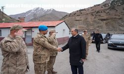 Hakkari Valisi’nden jandarmaya moral ziyareti