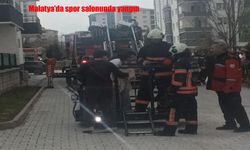 Malatya’da spor salonunda yangın: Apartman sakinleri balkondan tahliye edildi