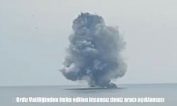 Ordu Valiliği açıkladı: Kıyıya vuran İDA güvenli şekilde imha edildi