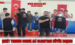 Muş'ta şehit torunundan gururlandıran birincilik