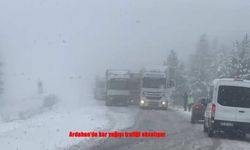 Ardahan’da Kar Ulaşımı Aksattı
