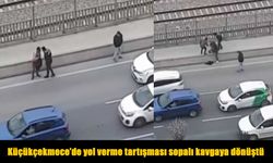 Yol verme tartışması kontrolden çıktı: Saldırı ve kaza aynı anda yaşandı