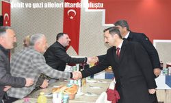 Kaymakam Oğuztürk, şehit ve gazi aileleriyle ramazan iftarında bir araya geldi