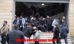 Iğdır’da Bayram Sabahı Camiler Doldu