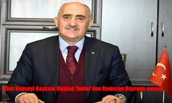 Erzurum Kent Konseyi Başkanı Tanfer’den Bayram Mesajı