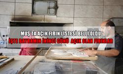 Muş’ta bayramın ikinci günü ekmek üretimi kesintisiz sürecek