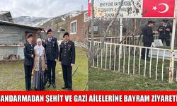 Muş’ta jandarmadan şehit ve gazi ailelerine bayram ziyareti