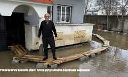 Yüksekova’da Venedik çilesi: Evlere giriş tahtadan köprülerle sağlanıyor