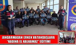 Muş jandarmasından "Kadına El Kalkamaz" mesaisi