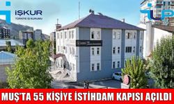 Muş’ta 55 kişiye iş fırsatı: Başvurular başladı