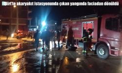 Siirt’te akaryakıt istasyonunda yangın: Benzinlik boşaltıldı