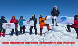 Elazığ'da dağcılık tarihine geçen tırmanış: 15 yaşındaki sporcu Akdağ zirvesine çıktı