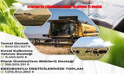 Erzurum Çiftçisine 1 Milyar TL’lik Dev Destek