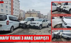 Muş’ta zincirleme trafik kazası: 1 yaralı