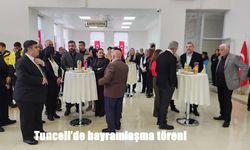 Tunceli’de bayramlaşma töreninde birlik mesajları