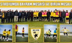 Muşspor’da bayramlaşma ve antrenman bir arada