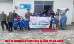 Iğdır’da miniklere doğa dersi: Biyoçeşitlilik eğitimi verildi