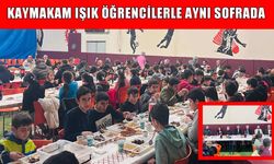 Varto’da gönül sofrası: Kaymakam Işık öğrencilerle iftar yaptı