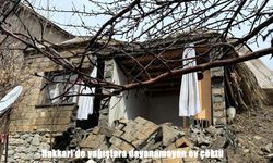 Hakkari’de yağışlara dayanamayan ev çöktü: 3 kişilik aile bayramda evsiz kaldı