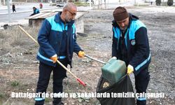Battalgazi’de cadde ve sokaklarda temizlik çalışması