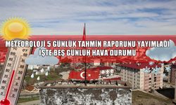 Muş’ta hava nasıl olacak? 5 günlük hava tahmin raporu açıklandı