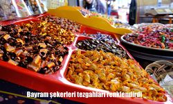 Bayram öncesi Erzincan’da şeker tezgahları renklendi