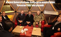 Atatürk Üniversitesinde Ramazan’ın manevi iklimi "Ramazan Yolu"nda yaşandı