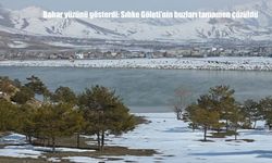 Bahar yüzünü gösterdi: Sıhke Göleti'nin buzları tamamen çözüldü