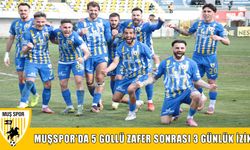 Muşspor’a üç günlük izin