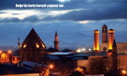 Doğu'da karla karışık yağmur var