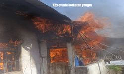 Ezrurum’da Şenkaya’da korkutan yangın: Sobadan çıkan alevler evi sardı
