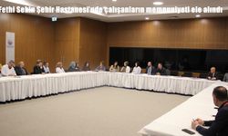 Elazığ Fethi Sekin Şehir Hastanesi’nde personel görüşleri dinlendi