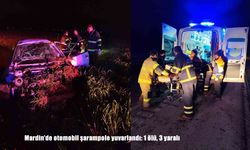 Mardin’de otomobil şarampole yuvarlandı: 1 ölü, 3 yaralı