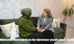 Milletvekili Ölmeztoprak’tan darp edilen öğretmene ziyaret