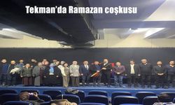 Tekman’da Ramazan coşkusu