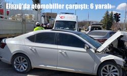 Elazığ'da otomobiller çarpıştı: 6 yaralı