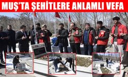 Muş’ta Ramazan'da şehitliklere vefa ziyareti