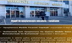 Bingöl’de uyuşturucuyla mücadele: 1 tutuklama