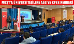 Muş Alparslan Üniversitesi’nde AGS ve KPSS semineri düzenlendi