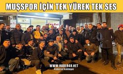 Muşspor’da kenetlenme günü: Yönetim ve taraftardan "Birlik" yürüyüşü