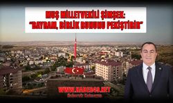 AK Parti Muş Milletvekili Şimşek’ten Ramazan Bayramı mesajı