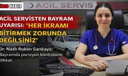Muş'ta uzmanından bayramda dengeli beslenme uyarısı