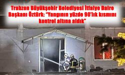 Arsin’de Fındık Fabrikasında Alevler: Yangının Yüzde 90’ı Kontrol Altında