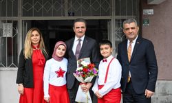 Erzurum’da Çocuklardan Bayrak Mesajı