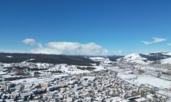 Kars ve Sarıkamış Nisan Karıyla Beyaza Büründü