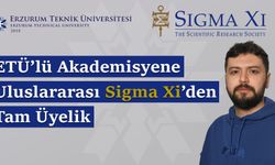 ETÜ’lü akademisyene Sigma Xi’den tam üyelik