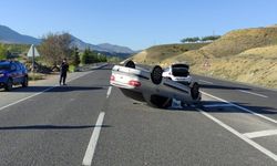 Malatya’da Otomobil Takla Attı: 1 Yaralı