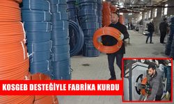 Muşlu girişimci Mücahit Bozkurt, devlet desteğiyle "kangal boru üretim tesisi" kurdu